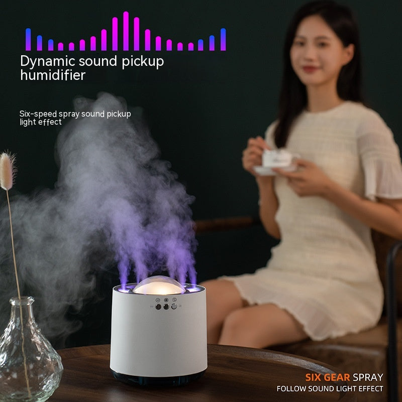 "Desktop Heavy Fog Humidifier Office Home Porous Home Decore"